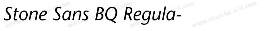 Stone Sans BQ Regula字体转换